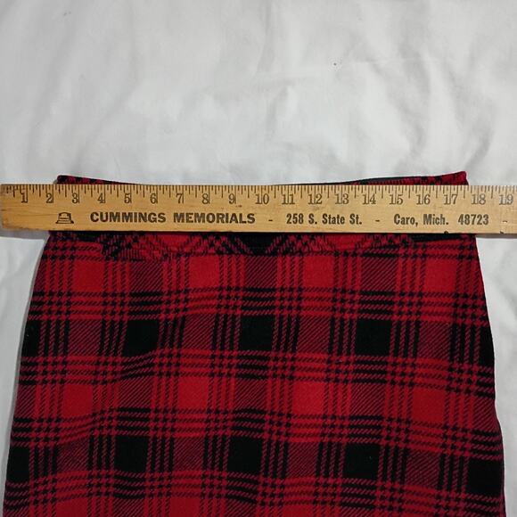 L.L.Bean Buffalo Plaid Wool-Blend 10 Fully-Lined Mini-Skirt Favorite Fit - Picture 5 of 9